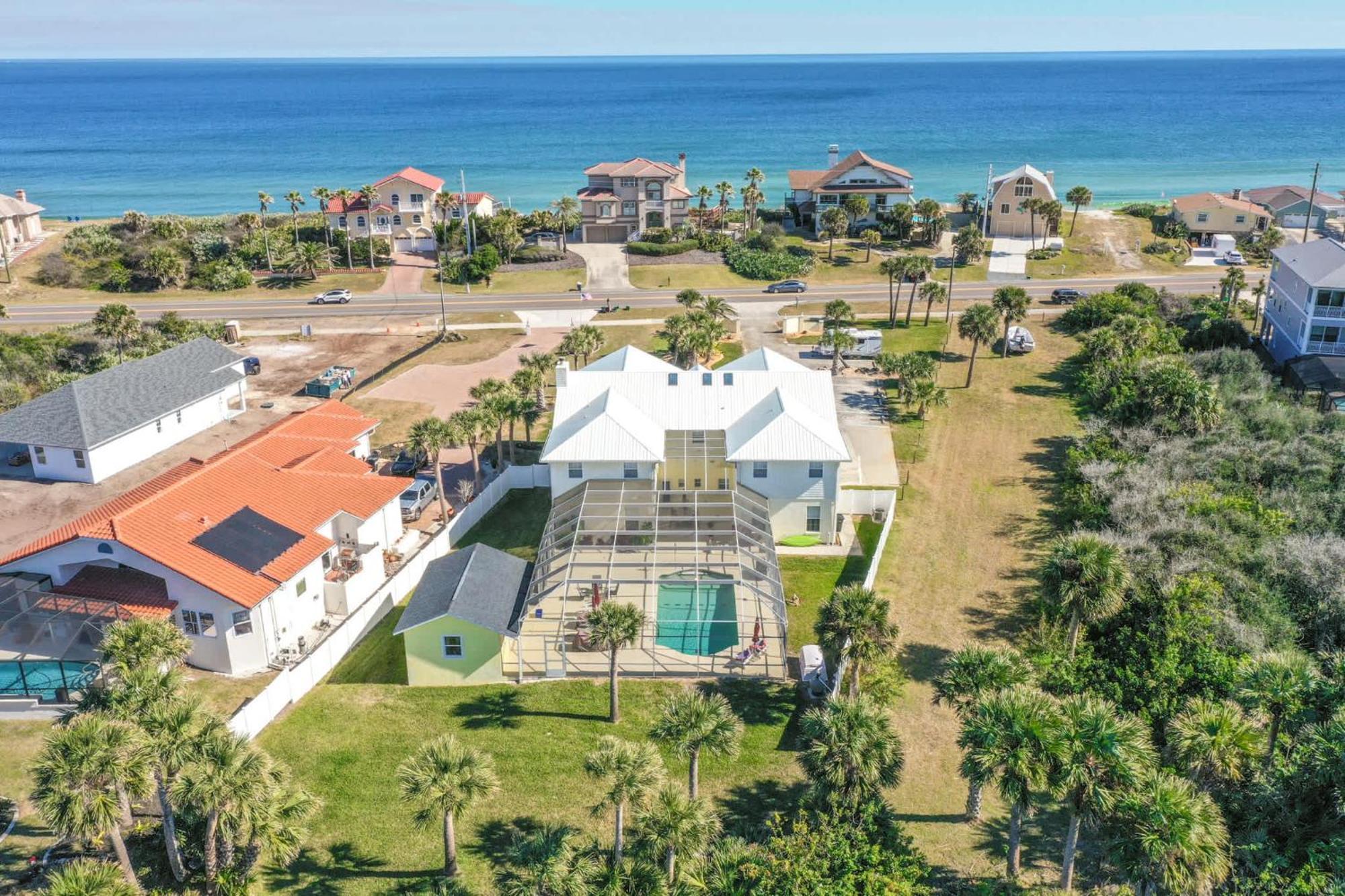 Flagler Beach Bed And Breakfast Pool Jaccuzzi Suite Exterior foto
